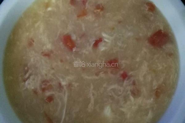 西红柿鸡蛋疙瘩汤
