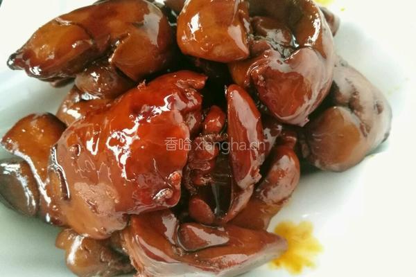 酱鸡肝的做法图解10