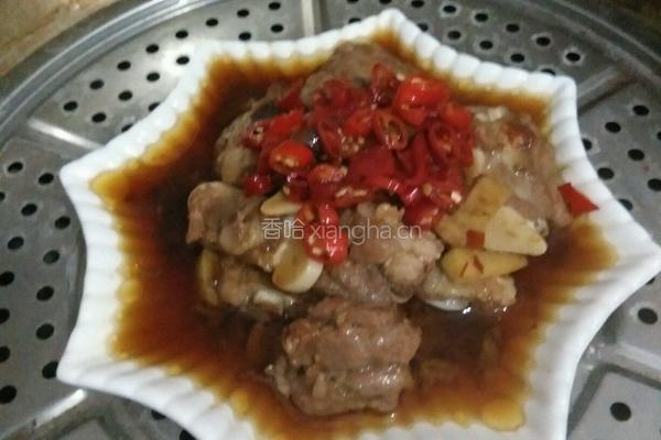 剁椒蒸排骨的做法图解6