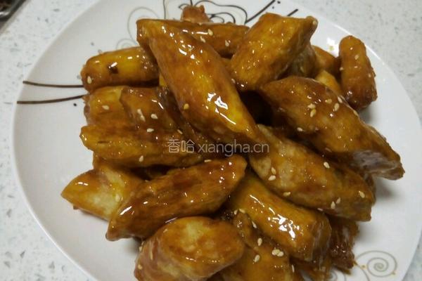 拔丝山药的做法图解8