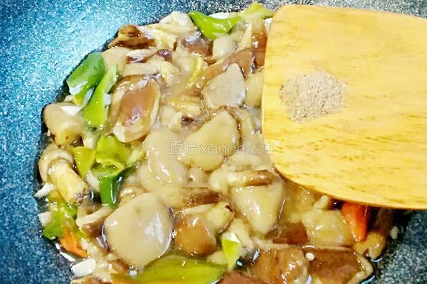 清炒松蘑的做法图解12