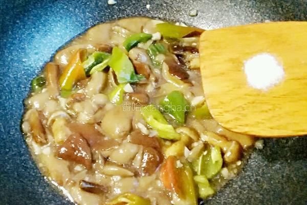 清炒松蘑的做法图解14