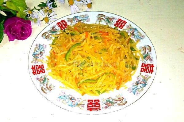 胡萝卜丝炒土豆丝