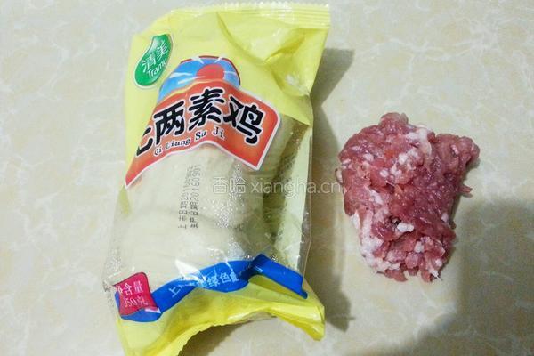素鸡烧肉的做法图解1