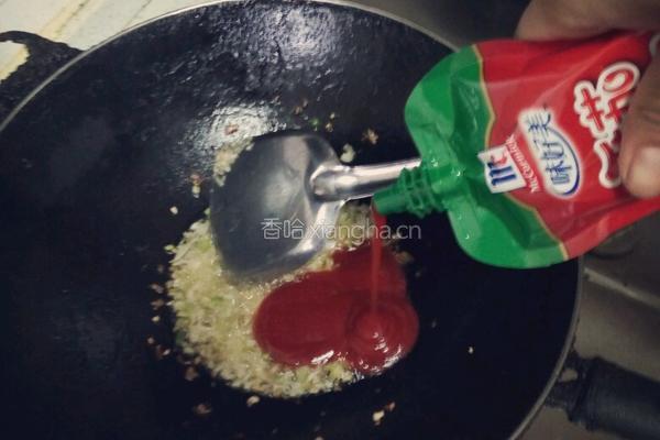 番茄酱虾的做法图解5