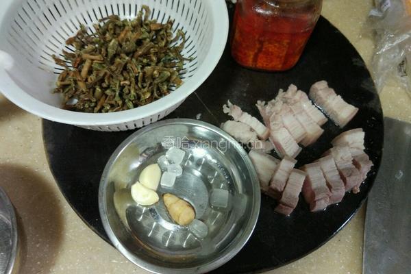 干豆角蒸肉的做法图解3