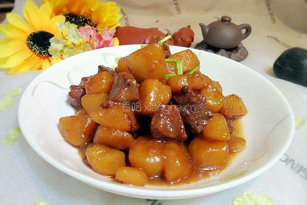 川味土豆红烧肉的做法图解12