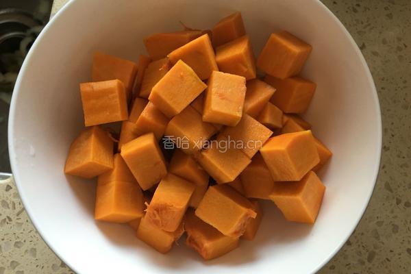 南瓜燕麦粥的做法图解2