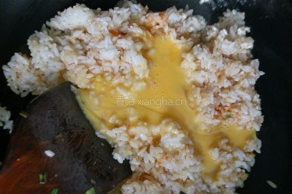 炒花饭的做法图解4