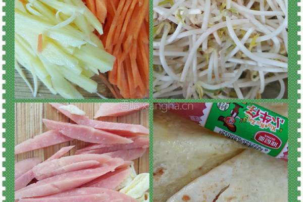 蔬菜卷饼的做法图解4