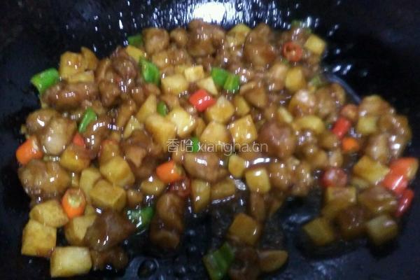 黑椒炒鸭丁的做法图解16