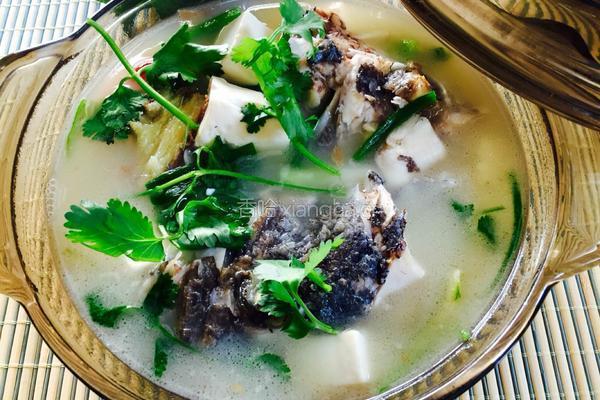 炖石斑鱼头豆腐汤的做法图解12