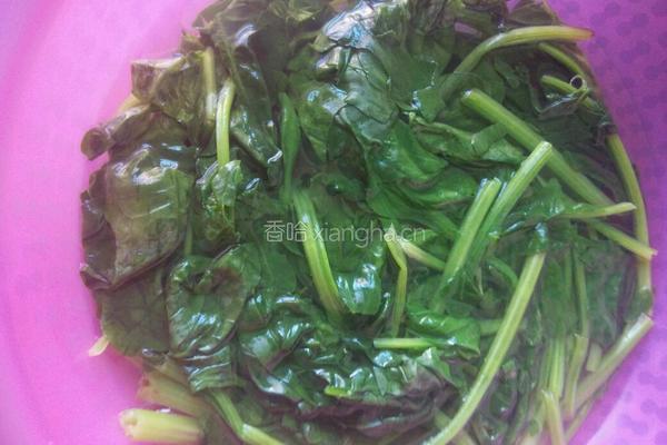 酱猪肝拌菠菜的做法图解2