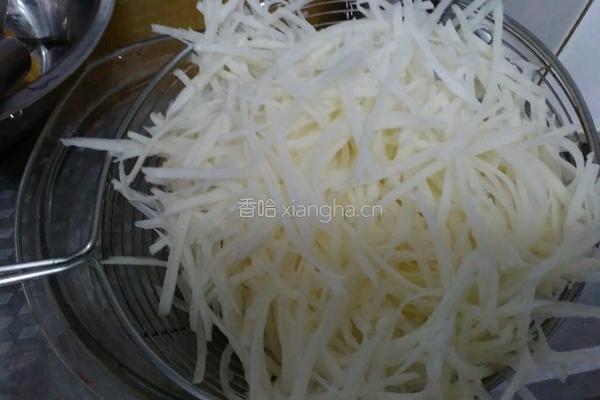 筋饼卷菜的做法图解1