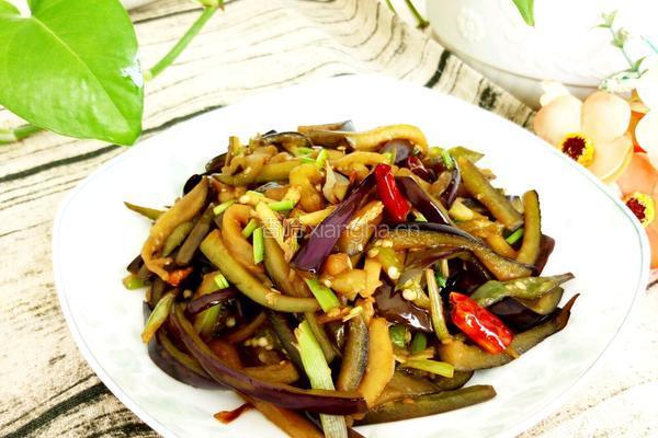 炒茄丝儿的做法图解8