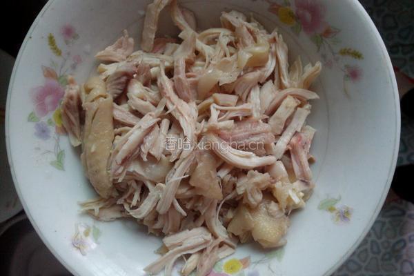 椒麻手撕鸡的做法图解6