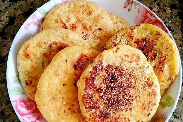 豆渣芝麻糖饼的做法图解6