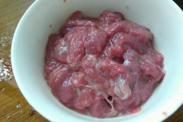 萝卜炒牛肉的做法图解4