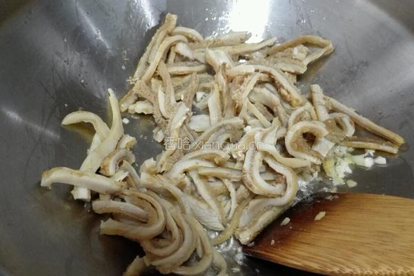 青椒牛肚的做法图解4