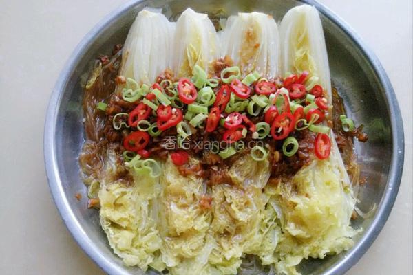 蒜蓉粉丝娃娃菜的做法图解13