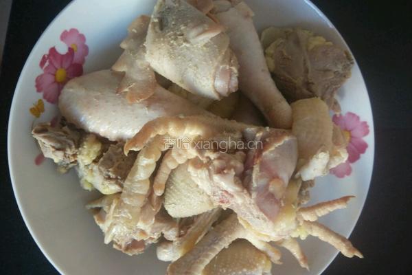 鸡肉垫卷子的做法图解1