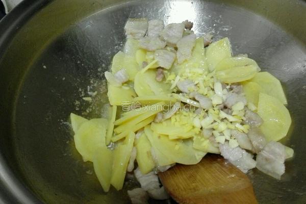 土豆盐煎肉的做法图解6