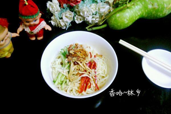 鸡丝凉面的做法图解7