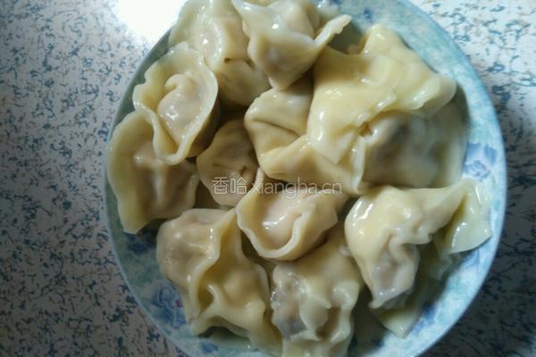 木耳莲藕肉馅花样饺子的做法图解13
