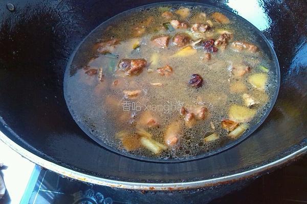 土豆烧鸭腿的做法图解8