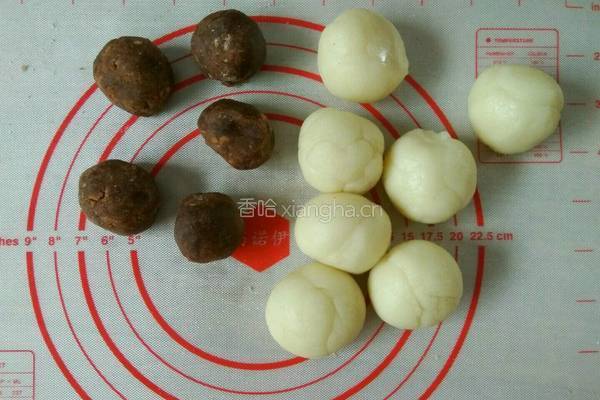 彩色冰皮月饼的做法图解9