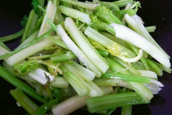 芹菜炒猪肝的做法图解7
