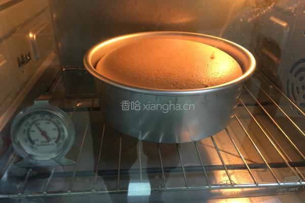 奶香咖啡蛋糕8寸加厚的做法图解14