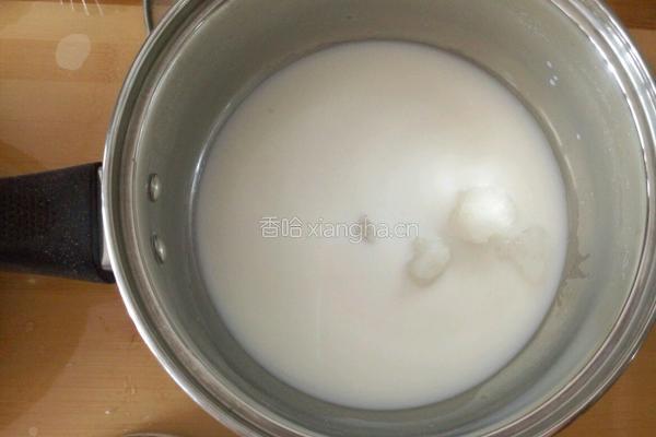 牛奶雪花糕的做法图解3