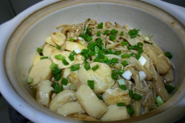 金针菇日本豆腐煲的做法图解10