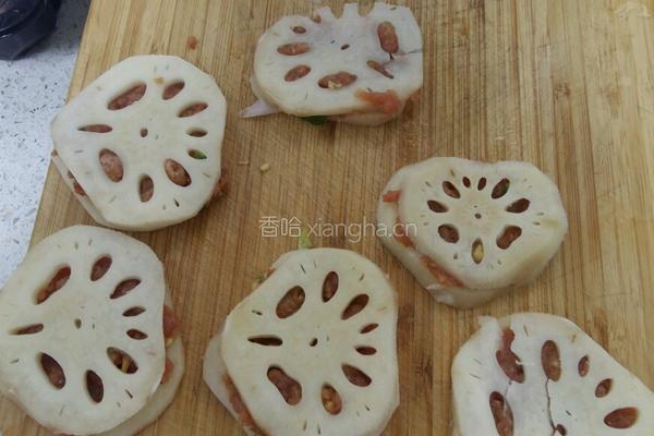 香煎藕饼的做法图解3