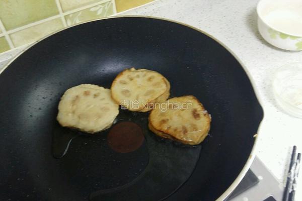 香煎藕饼的做法图解6