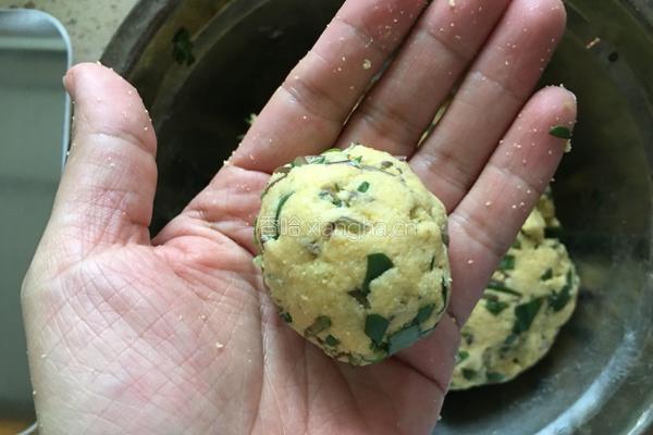 马齿苋窝窝头的做法图解8