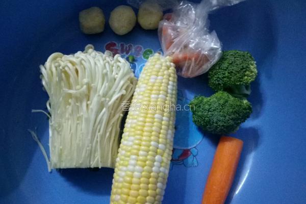 蔬菜火锅的做法图解1