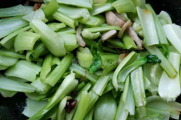 小油菜炖豆腐的做法图解3