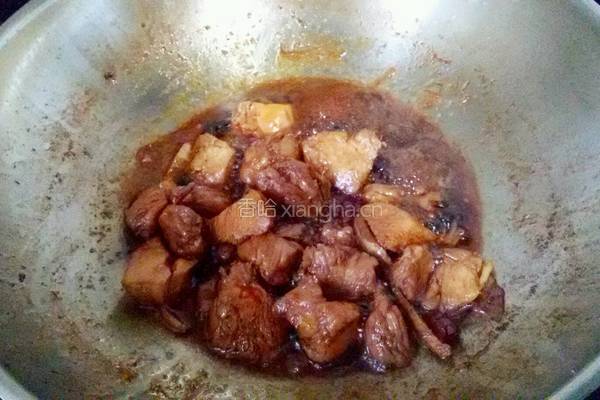 黄豆红烧肉的做法图解6