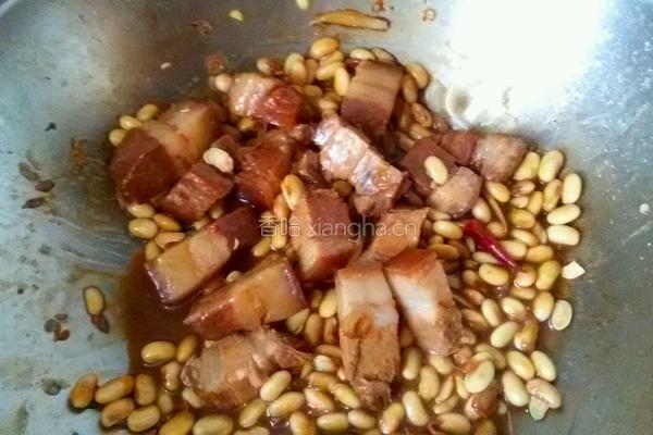 黄豆红烧肉的做法图解8