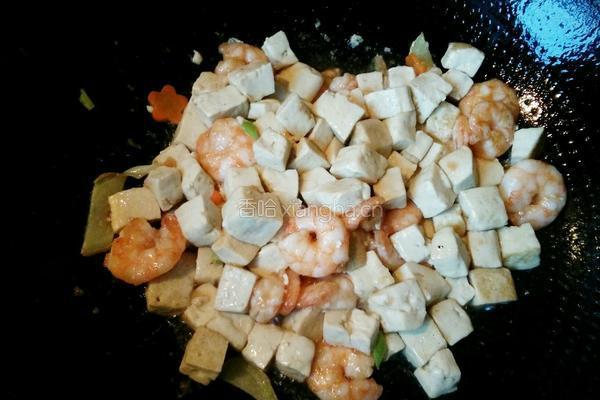 豆腐虾仁的做法图解9