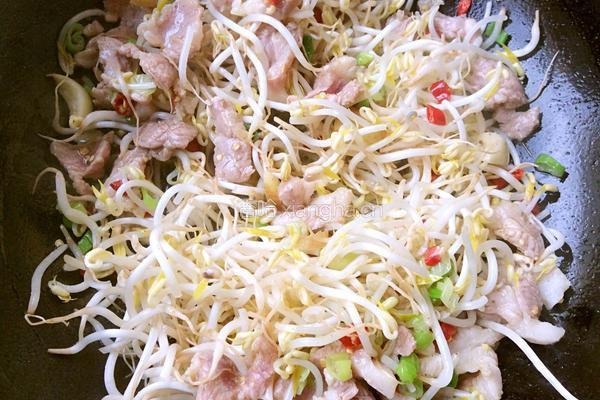 豆芽炒豆泡的做法图解7