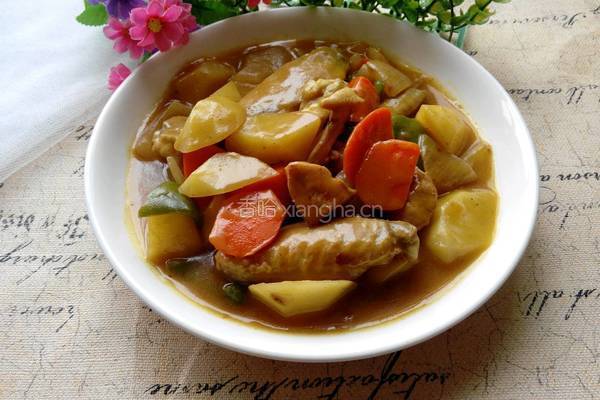 咖喱鸡翅土豆的做法图解8