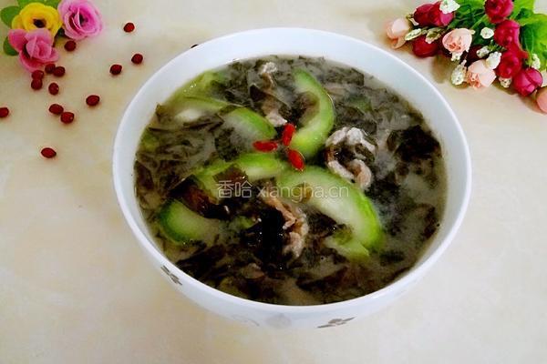 紫菜丝瓜汤的做法图解6