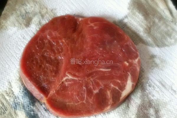西冷牛排的做法图解2