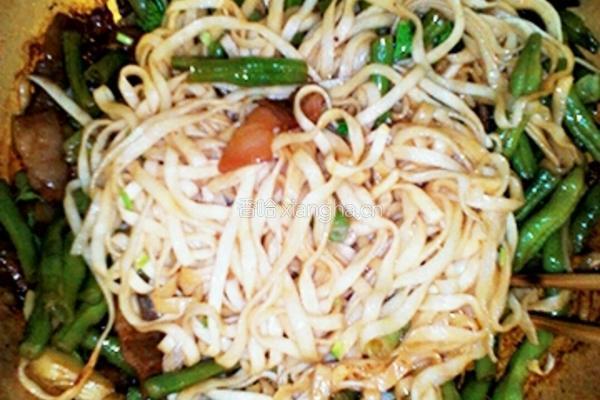豆角卤面的做法图解9