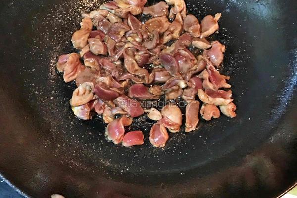 爆炒鸡杂的做法图解3
