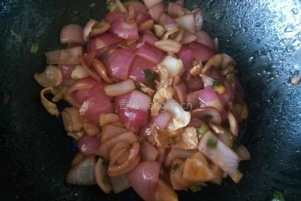 洋葱炒肉的做法图解6
