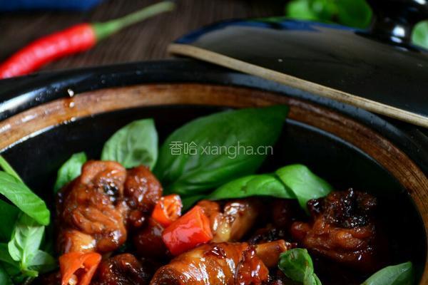 三杯鸡的做法图解12